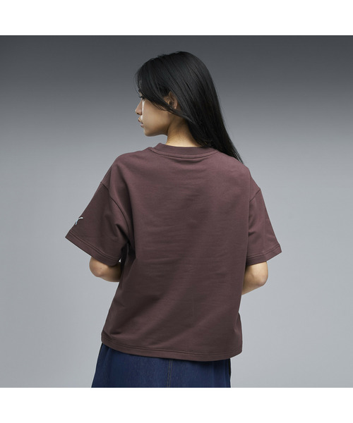 PUMA(プーマ)の「PUMA プーマ ウィメンズ ESS エレベーテッド MX ベビー 半袖 Tシャツ(Tシャツ/カットソー・レディース・チョコ/ブルー系その他5/オフホワイト・LARGE/X-LARGE/SMALL/MEDIUM)」の20枚目の写真