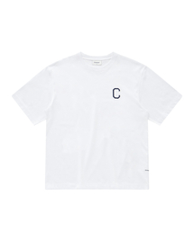 クールコットンシャインCロゴTシャツホワイト