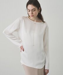 Drawing Numbers | 【Drawing Numbers】サテンボートブラウス(シャツ/ブラウス)