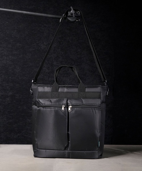 CALIFORNIA OUTFITTERS(カリフォルニア アウトフィッターズ)の「3C28 2WAY スクエアトートバッグ(ビジネスバッグ・メンズ・ブラック・ONESIZE)」の1枚目の写真
