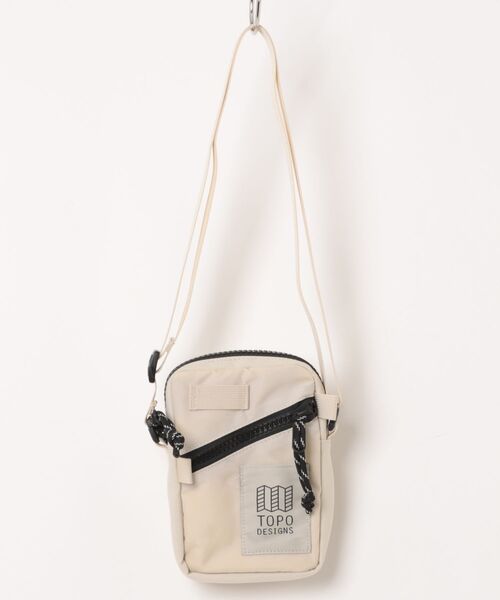 TOPO DESIGNS(トポデザインズ)の「GO OUT掲載モデル【TOPO DESIGNS】MINI SHOULDER BAG/ミニショルダーバッグ(ショルダーバッグ・レディース・ブラウン/アイボリー/ホワイト系/ブラック/ブラウン系/ブラック系/ブルー系/ブルー系1/レッドパープル/グレー系・ONE SIZE)」の5枚目の写真