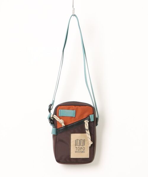 TOPO DESIGNS(トポデザインズ)の「GO OUT掲載モデル【TOPO DESIGNS】MINI SHOULDER BAG/ミニショルダーバッグ(ショルダーバッグ・レディース・ブラウン/アイボリー/ホワイト系/ブラック/ブラウン系/ブラック系/ブルー系/ブルー系1/レッドパープル/グレー系・ONE SIZE)」の6枚目の写真