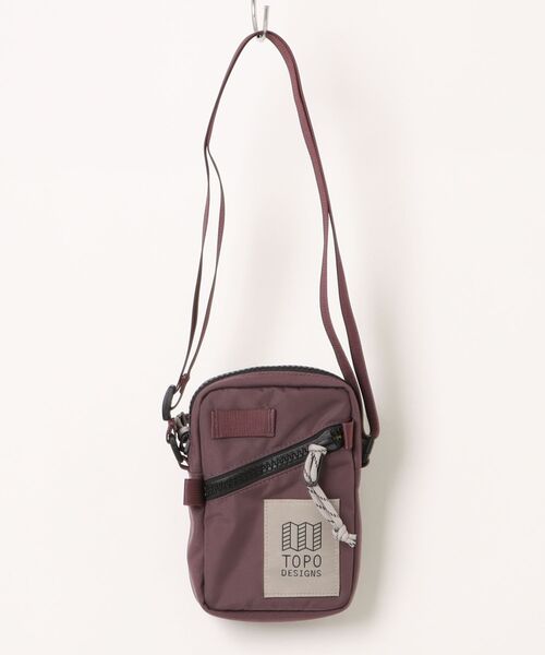 TOPO DESIGNS(トポデザインズ)の「GO OUT掲載モデル【TOPO DESIGNS】MINI SHOULDER BAG/ミニショルダーバッグ(ショルダーバッグ・レディース・ブラウン/アイボリー/ホワイト系/ブラック/ブラウン系/ブラック系/ブルー系/ブルー系1/レッドパープル/グレー系・ONE SIZE)」の10枚目の写真