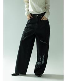 :ETHROF（イーサオブ）の「GRAPHIC STRAIGHT DENIM PANTS（デニムパンツ）」