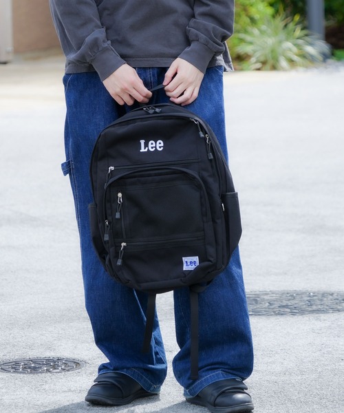 Lee(リー)の「【Lee/リー】14ポケット 多機能バックパック 撥水 リュック 大容量 約35.5L(バックパック/リュック・レディース・ピンク/ホワイト/ブルー・FREE)」の18枚目の写真