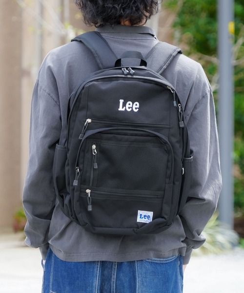 Lee(リー)の「【Lee/リー】14ポケット 多機能バックパック 撥水 リュック 大容量 約35.5L(バックパック/リュック・レディース・ピンク/ホワイト/ブルー・FREE)」の20枚目の写真