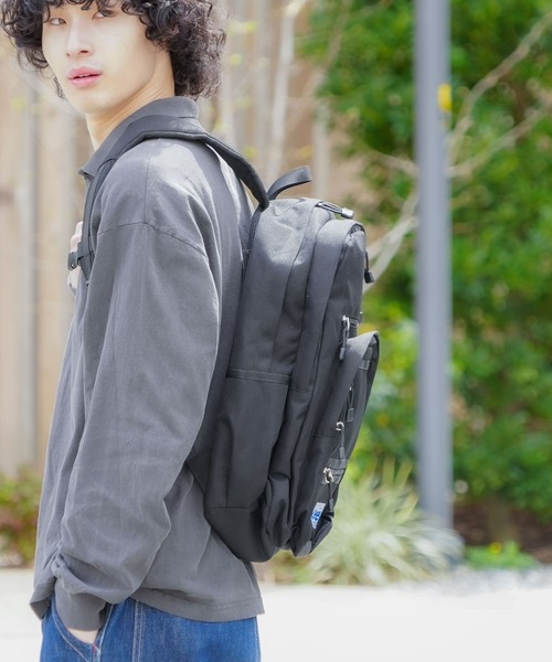 Lee(リー)の「【Lee/リー】14ポケット 多機能バックパック 撥水 リュック 大容量 約35.5L(バックパック/リュック・レディース・ピンク/ホワイト/ブルー・FREE)」の21枚目の写真