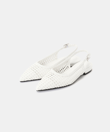 La TOTALITE（ラトータリテ）の「KOMOREBI MUSEUM/コモレビミュージアム メッシュスリングバック（パンプス）」