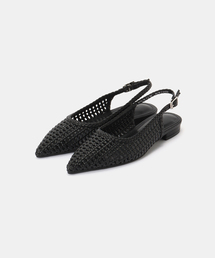 La TOTALITE（ラトータリテ）の「KOMOREBI MUSEUM/コモレビミュージアム メッシュスリングバック（パンプス）」