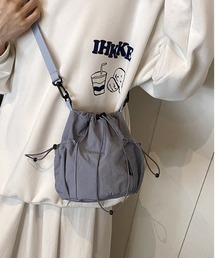 Coo+i（クーイ）の「巾着型ナイロン ショルダーバッグ（ショルダーバッグ）」