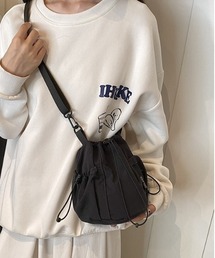 Coo+i（クーイ）の「巾着型ナイロン ショルダーバッグ（ショルダーバッグ）」