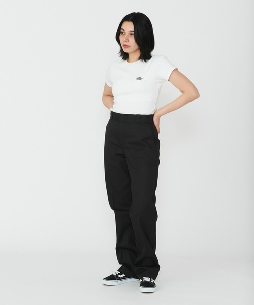 Dickies(ディッキーズ)の「Dickies/ディッキーズ レディース Original 874(R) ワークパンツ(その他パンツ・レディース・ベージュ/ブラック・26/27/28/25)」の7枚目の写真