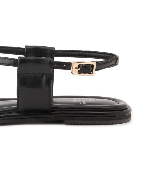 ROPE' PICNIC（ロペピクニック）の「フラットメタルトングサンダル（サンダル・レディース・ブラック/ダークブラウン・S/M/L）」の6枚目の写真