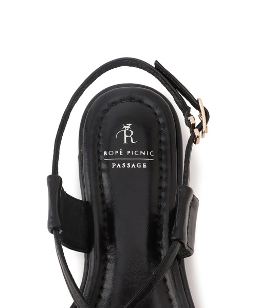 ROPE' PICNIC（ロペピクニック）の「フラットメタルトングサンダル（サンダル・レディース・ブラック/ダークブラウン・S/M/L）」の8枚目の写真
