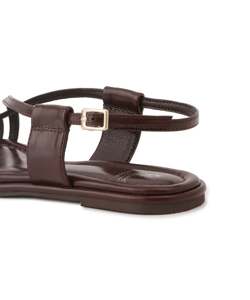 ROPE' PICNIC（ロペピクニック）の「フラットメタルトングサンダル（サンダル・レディース・ブラック/ダークブラウン・S/M/L）」の13枚目の写真