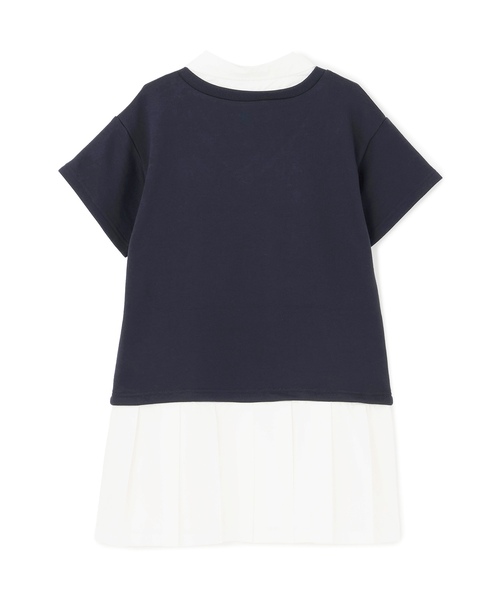 LOVETOXIC(ラブトキシック)の「レイヤード風ワンピース(ワンピース・キッズ・アイボリー/ネイビー/トップグレー・S:140cm/M:150cm/L:160cm)」の16枚目の写真