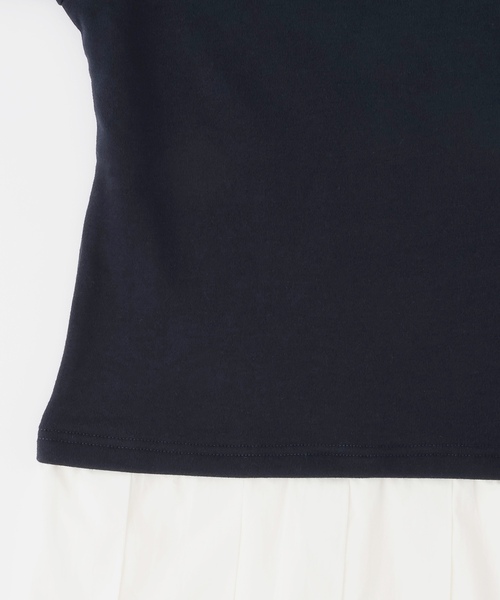 LOVETOXIC(ラブトキシック)の「レイヤード風ワンピース(ワンピース・キッズ・アイボリー/ネイビー/トップグレー・S:140cm/M:150cm/L:160cm)」の20枚目の写真