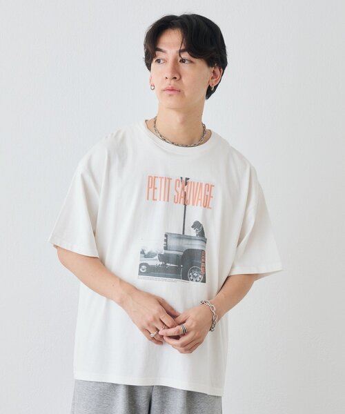 DISCOAT(ディスコート)の「アソートアニマルフォトTシャツ(Tシャツ/カットソー・レディース・サックスブルー/チャコールグレー/オフホワイト・FREE)」の15枚目の写真