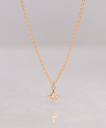 NOIR DE POUPEE（ノワールドプーペ）の「【WEB限定】K18vermeil スターダイヤモンドネックレス（ネックレス）」