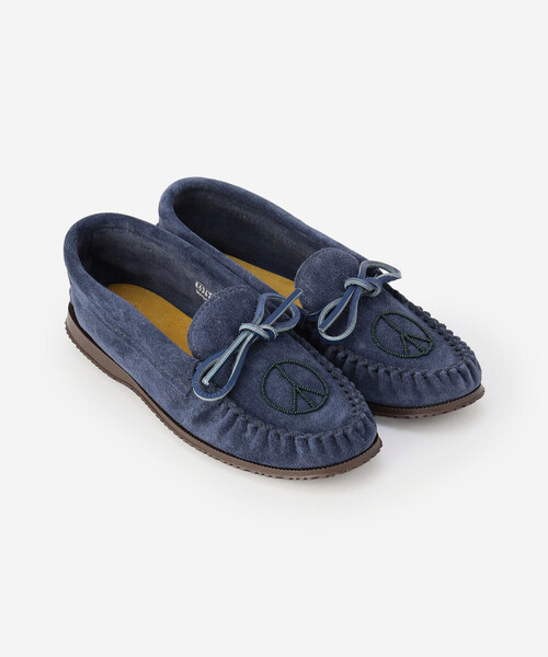 Bshop｜ビショップ（メンズ）のモカシン/デッキシューズ（ブルー