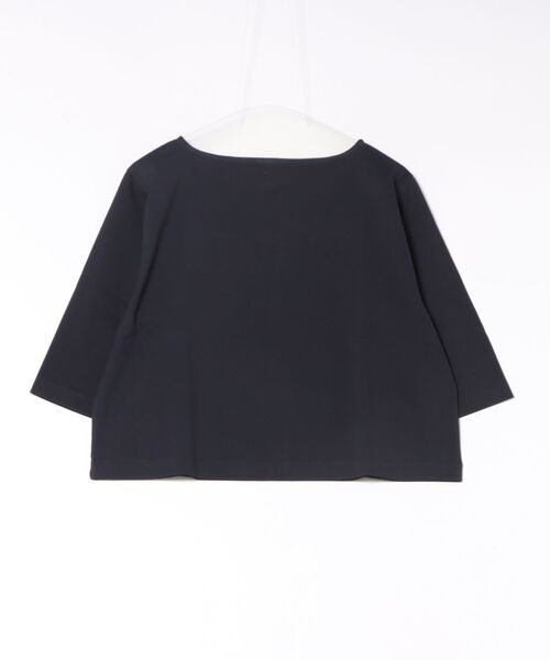 A.P.C.（アーペーセー）の「TOP AURELIE（Tシャツ/カットソー・レディース・ダークネイビー/ホワイト・M/S）」の2枚目の写真