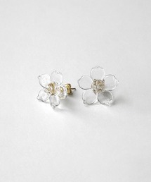 HARIO Lampwork Factory（ハリオランプワークファクトリー）の「ピアス フラワー（ピアス（両耳用））」