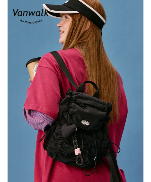 VANWALK（バンウォーク）の「クラウドミニバックパック[ブラック]（バックパック/リュック・レディース・その他・FREE）」の4枚目の写真