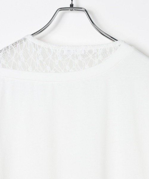 LEPSIM(レプシィム)の「ワンショルレイヤードチュニックSS 670942(Tシャツ/カットソー・レディース・ブラック/チャコールグレー/ホワイト・FREE)」の13枚目の写真