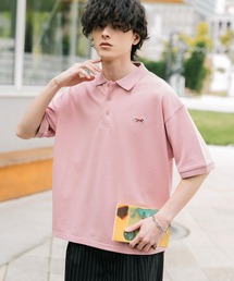 PENNEYS（ぺニーズ）の「PENNEYS 別注コラボFOXワッペン刺繍鹿の子半袖ポロシャツ（ポロシャツ）」
