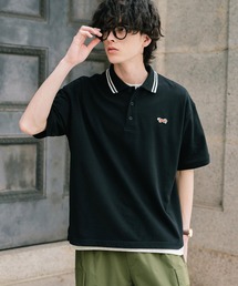 PENNEYS（ぺニーズ）の「PENNEYS 別注コラボFOXワッペン刺繍鹿の子半袖ポロシャツ（ポロシャツ）」