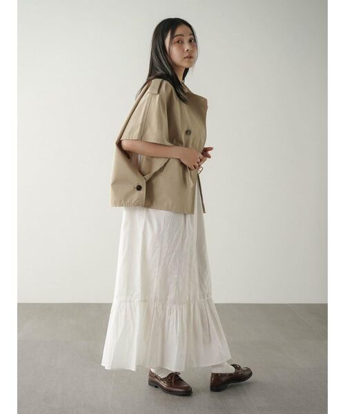 FIKA.（フィーカ）の「Trench cape jacket（その他アウター・レディース・ライトグレー/ベージュ・FREE）」の16枚目の写真
