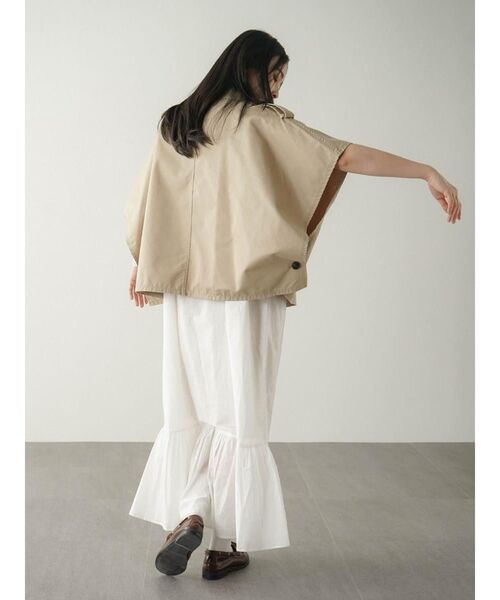 FIKA.（フィーカ）の「Trench cape jacket（その他アウター・レディース・ライトグレー/ベージュ・FREE）」の17枚目の写真