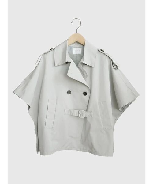 FIKA.（フィーカ）の「Trench cape jacket（その他アウター・レディース・ライトグレー/ベージュ・FREE）」の18枚目の写真