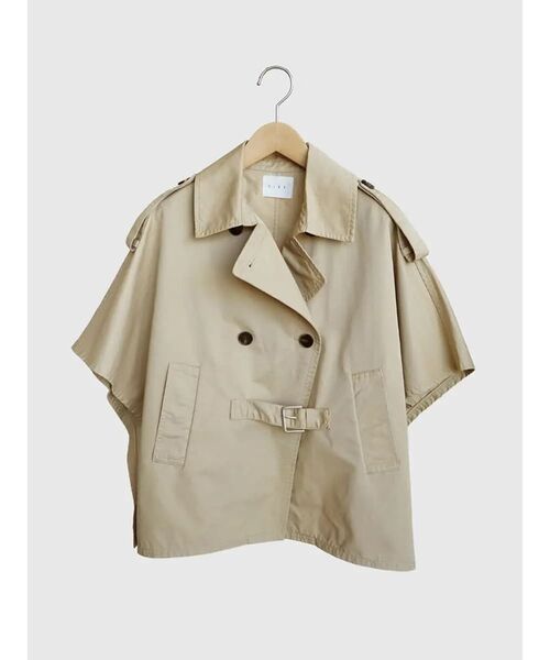FIKA.（フィーカ）の「Trench cape jacket（その他アウター・レディース・ライトグレー/ベージュ・FREE）」の19枚目の写真
