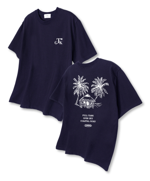 TI.GLAKE(ティーグレイク)の「フルタンクオーバーサイズ半袖Tシャツネイビー(Tシャツ/カットソー・メンズ・その他・LARGE/X-LARGE/XX-LARGE)」の1枚目の写真