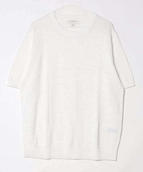 BANANA REPUBLIC FACTORY STORE(バナナリパブリック ファクトリーストア)の「BANANA REPUBLIC FACTORY STORE スラブコットン セーター Tシャツ(ニット/セーター・メンズ・ライトベージュ/オフホワイト/ワイン・XL/L/M/S)」の5枚目の写真