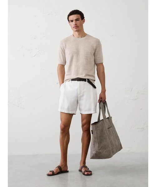 BANANA REPUBLIC FACTORY STORE(バナナリパブリック ファクトリーストア)の「BANANA REPUBLIC FACTORY STORE スラブコットン セーター Tシャツ(ニット/セーター・メンズ・ライトベージュ/オフホワイト/ワイン・XL/L/M/S)」の9枚目の写真
