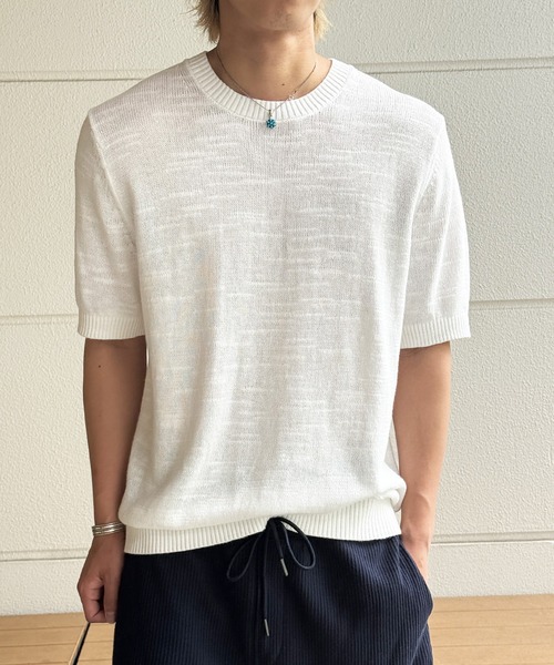 BANANA REPUBLIC FACTORY STORE(バナナリパブリック ファクトリーストア)の「BANANA REPUBLIC FACTORY STORE スラブコットン セーター Tシャツ(ニット/セーター・メンズ・ライトベージュ/オフホワイト/ワイン・XL/L/M/S)」の12枚目の写真