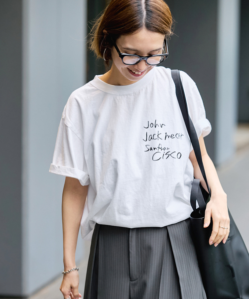 FRAMeWORK（フレームワーク）の「J.J.MERCER フォト&ロゴTEE（Tシャツ