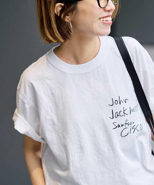 FRAMeWORK（フレームワーク）の「J.J.MERCER フォト&ロゴTEE（Tシャツ