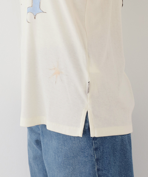 OPEN Yy(オープンワイワイ)の「【OPEN YY / オープンワイワイ】YY BANDED SLEEVELESS TOP(タンクトップ・レディース・グリーン/ホワイト・SMALL)」の10枚目の写真