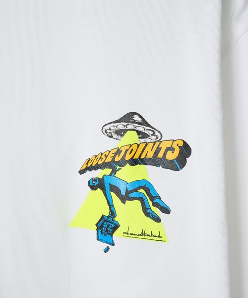 LOOSE JOINTS（ルーズジョインツ）の「【loosejoints】別注 S/S TEE（Tシャツ/カットソー・メンズ・ブラック/ホワイト・S/L/M）」の5枚目の写真
