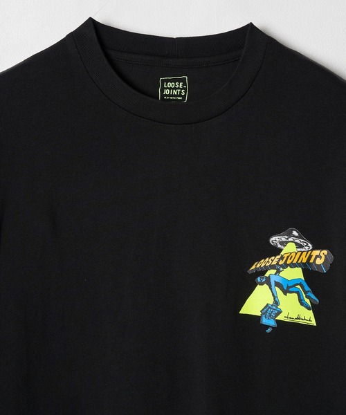 LOOSE JOINTS（ルーズジョインツ）の「【loosejoints】別注 S/S TEE（Tシャツ/カットソー・メンズ・ブラック/ホワイト・S/L/M）」の9枚目の写真