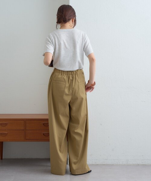 CIAOPANIC TYPY(チャオパニックティピー)の「【ZOZO限定】シアーワッフルヘンリーネックTee(Tシャツ/カットソー・レディース・ブラウン/グレー/オフホワイト/ブラック・ONE SIZE)」の22枚目の写真