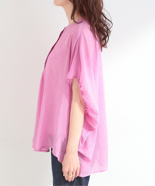 SHOO・LA・RUE(シューラルー)の「【体型カバー】バルーン風ゆるシャツブラウス(シャツ/ブラウス・レディース・ピンク系/ブラック/ブルー系その他/ブラウン系・00)」の22枚目の写真