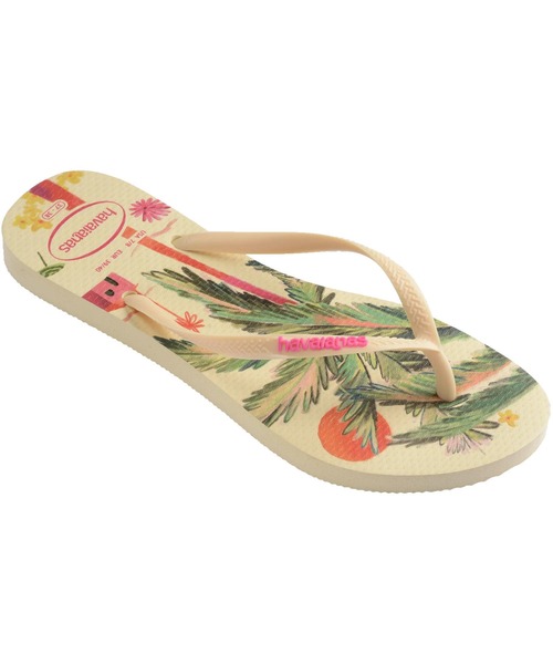 havaianas(ハワイアナス)の「SLIM SUMMER BLISS(サンダル・レディース・ベージュ系その他5/ライトブルー/サーモンピンク・25.5cm/24.5cm/23cm)」の6枚目の写真