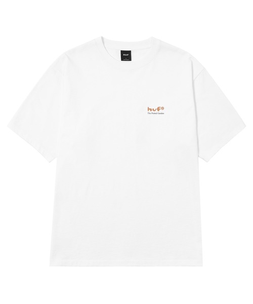 HUF（ハフ）の「THE POTTED GARDEN TEE（Tシャツ/カットソー・メンズ・ホワイト/グレイッシュベージュ/チャコールグレー・XL/L/M/S/XXL）」の11枚目の写真
