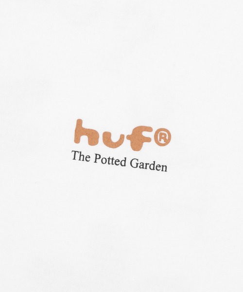HUF（ハフ）の「THE POTTED GARDEN TEE（Tシャツ/カットソー・メンズ・ホワイト/グレイッシュベージュ/チャコールグレー・XL/L/M/S/XXL）」の13枚目の写真