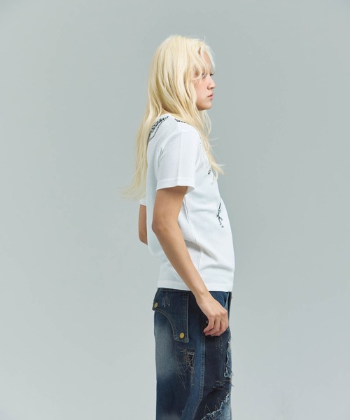 GALLIS ADDICTION(ガリスアディクション)の「GA Thermal Graphic Fit Tee(Tシャツ/カットソー・メンズ・ブラック系2/ホワイト/ホワイト系2/ブラック・L/M)」の7枚目の写真