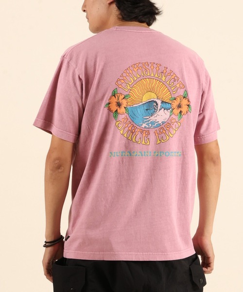 ムラサキスポーツ(ムラサキスポーツ)の「【ムラサキスポーツ限定】MURASAKI ムラサキ × QUIKSILVER クイックシルバー コラボレーション 半袖 Tシャツ QST262608M(Tシャツ/カットソー・メンズ・ホワイト/ピンク/ネイビー・M/L/XL)」の3枚目の写真